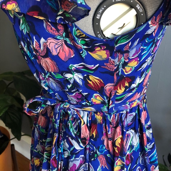 Moulinette Soeurs Anthropologie Silk Wrap Dress - Picture 4 of 8